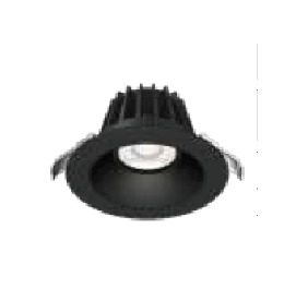 Westgate RDL4S-SB-MCT5-BK 4" Led Snap-in Recessed Light, Smooth and Baffle Trim, Multi-Color Temperature, Black Finish