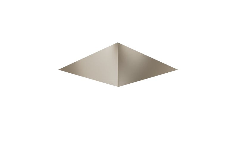 Visual Comfort Architectural ENCL3SRL-L15935DI-C Modern Entra CL 3" Square Fixed Downlight Flangeless IC Airtight Trim / Remodel Housing - CCT: 3500K - 15W - Reflector Finish: Champagne