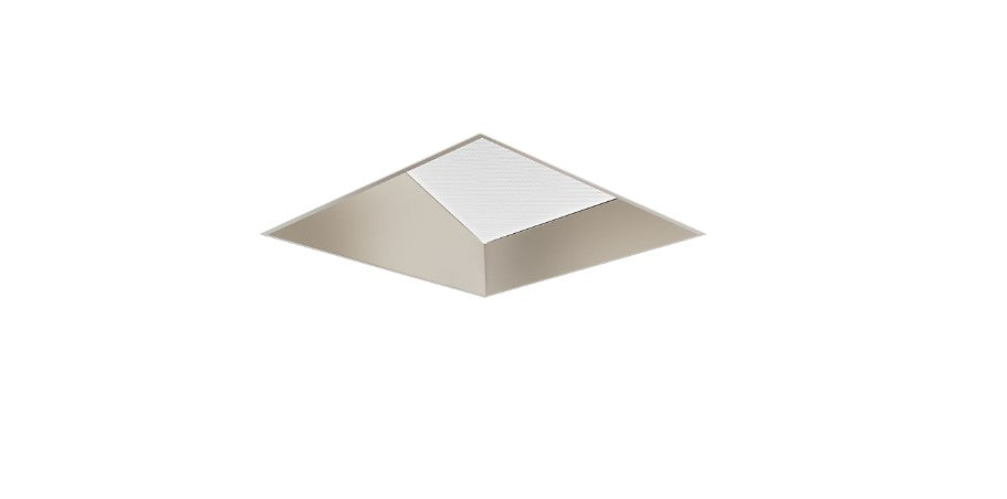 Visual Comfort Architectural ENCL3SRL-L12927WI-C Modern Entra CL 3" Square Wall Wash Flangeless IC Airtight Trim / Remodel Housing - CCT: 2700K - 12W - Reflector Finish: Champagne