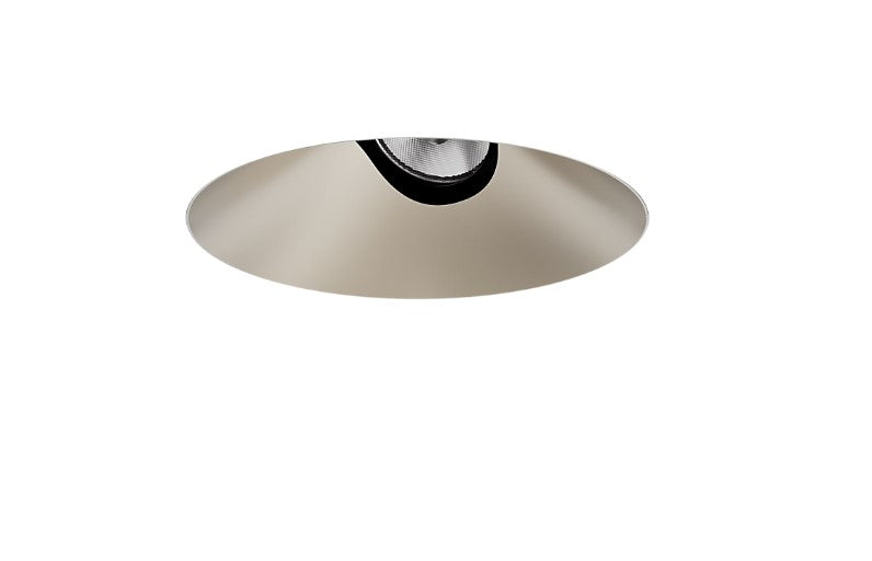 Visual Comfort Architectural ENCL3RRL-L15927AI-C Modern Entra CL 3" Round Adjustable Flangeless IC Airtight Trim / Remodel Housing - CCT: 2700K - 15W - Reflector Finish: Champagne