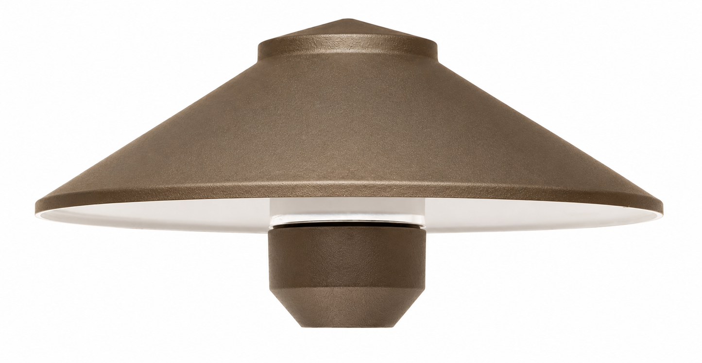 Universal Lighting Systems US1403BZ 7.875" Cast Aluminum Landscape Lighting Shade - Finish: Bronze