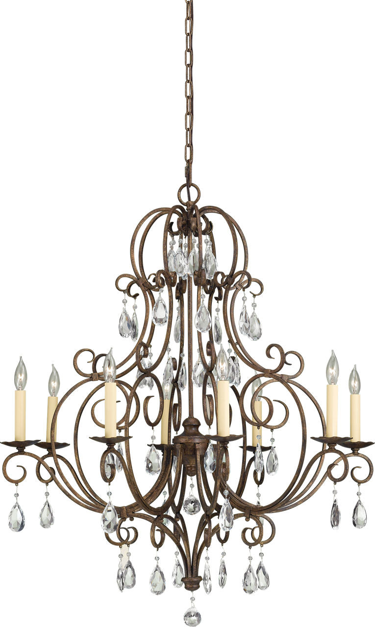 Generation Lighting Chateau 8 light bronze chandelier ceiling light