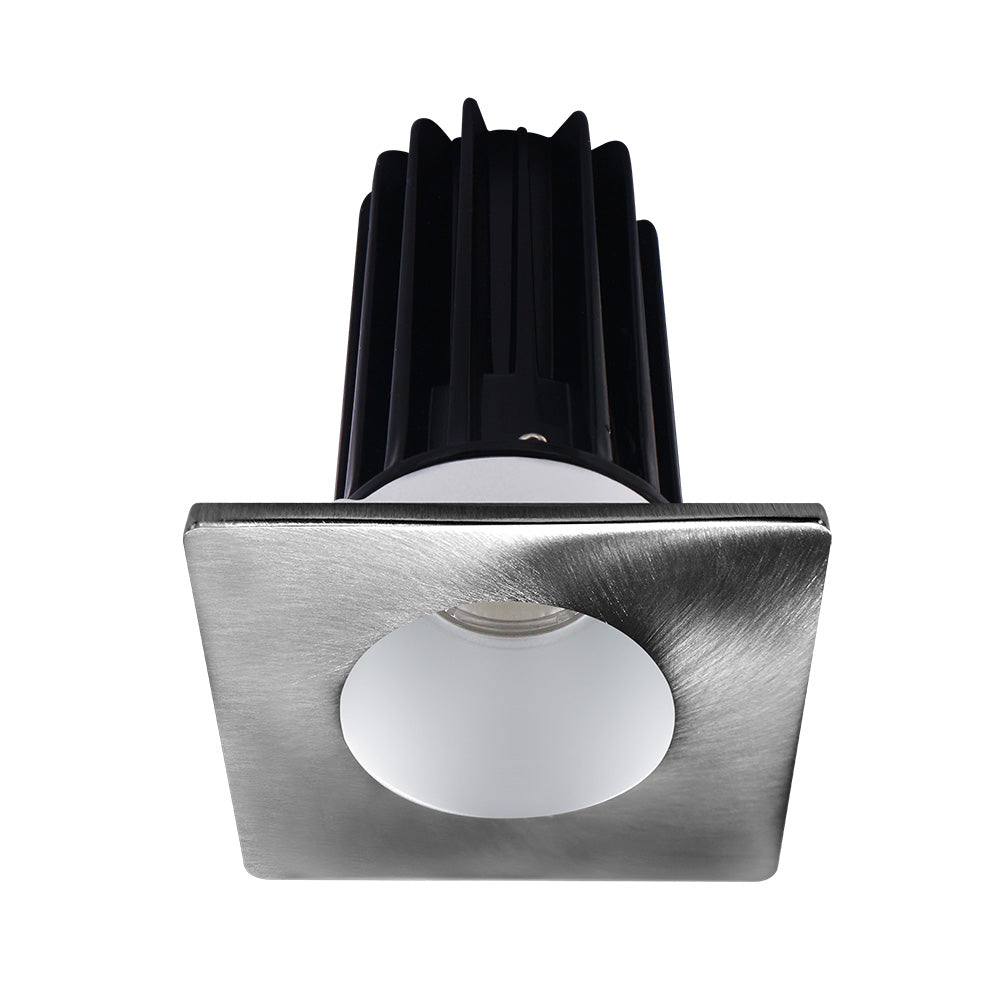 Lotus LED Lights LED-2-S15W-40K-2RRAK-2STCH-60D 2" Recessed LED 15W High Output Designer Series, 1020 Lumens, CCT 4000K, Alzak Reflector, Square Chrome Trim, 60° Beam Angle