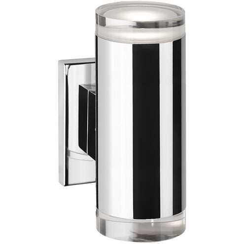 Kuzco Lighting 601432CH-LED Norfolk LED 2 Light 8"inch Chrome Wall Sconce Wall Light