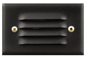 Dabmar Lighting LV617-L3-64K-CP Cast Aluminum Louvred Step Light G4 LED, Wattage 3W, Color Temperature 6400K, Voltage 12V, Copper Finish