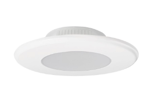 Nora Lighting NSLIM-4RL1TWMPW 4" Slim LED Surface Mount, Wattage 11W, Selectable CCT, Matte Powder White Finish