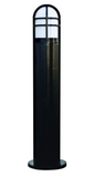 Dabmar Lighting D110-L12-30K-B Fiber G Bollard Open Cage, Color Temperature 3000K, G24, 120V-277V, Bronze Finish