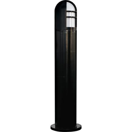 Dabmar Lighting D130-B LED Fiberglass Bollard, Black Finish