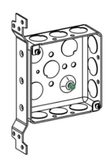 ORBIT D4SB-50-FB 4" Square 1-1/2" Deep Box