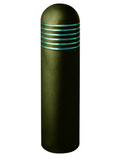 Dabmar Lighting D500-L20-30K-BZ Steel Bollard Shuttered, G24, Color Temperature 3000K, Bronze Finish