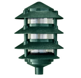 Dabmar Lighting D5100-L12-30K-10T-G Cast Aluminum Pagoda 4-Tier 1/2