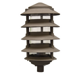 Dabmar Lighting D5500-BZ Cast Aluminum Pagoda 5-Tier 1/2
