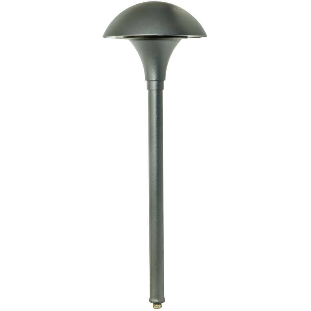 Dabmar Lighting  D5606-LB6-40K-BZ  LED Cast Aluminum Large Top Mushroom Path Light , 120V, Wattage 6W, Color Temperature 4000K, Bronze Finish