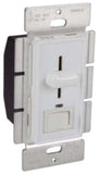 Orbit D603SL-W Slide Dimmer 3W + LED & Switch, White Finish