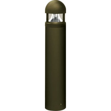 Dabmar Lighting D800-L12-40K-BZ G24 LED Powder Coated Cast Aluminium Clear Bollard Light, Wattage 12W, Color Temperature 40K, Voltage 120V-277V, Bronze