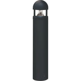 Dabmar Lighting D800-L9-40K-B LED Cast Aluminum Bollard Clear, Voltage 120V, GU24, Color Temperature 4000K, Black Finish
