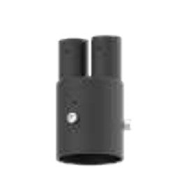 Westgate DAB-PA3-2 DAB 3in Pole Adapter For 2 Bell Arm, Black Finish