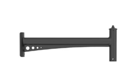 Westgate DAB-PB-D DAB Decorative Pole-Mounting Brackeet Model D, Black