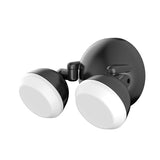 AFX Lighting DANW0706LAJENBK Daniel 6 Inch Tall CCT LED Outdoor Wall Light In Black With White Polycarbonate Diffuser