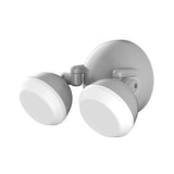 AFX Lighting DANW0706LAJENTG Daniel 6 Inch Tall CCT LED Outdoor Wall Light In Textured Grey With White Polycarbonate Diffuser