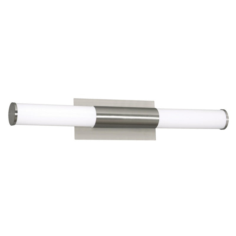 AFX Lighting DAXV2705L30D1SN Dax 27 Inch LED Bath Vanity Light In Satin Nickel With White Acrylic Diffuser