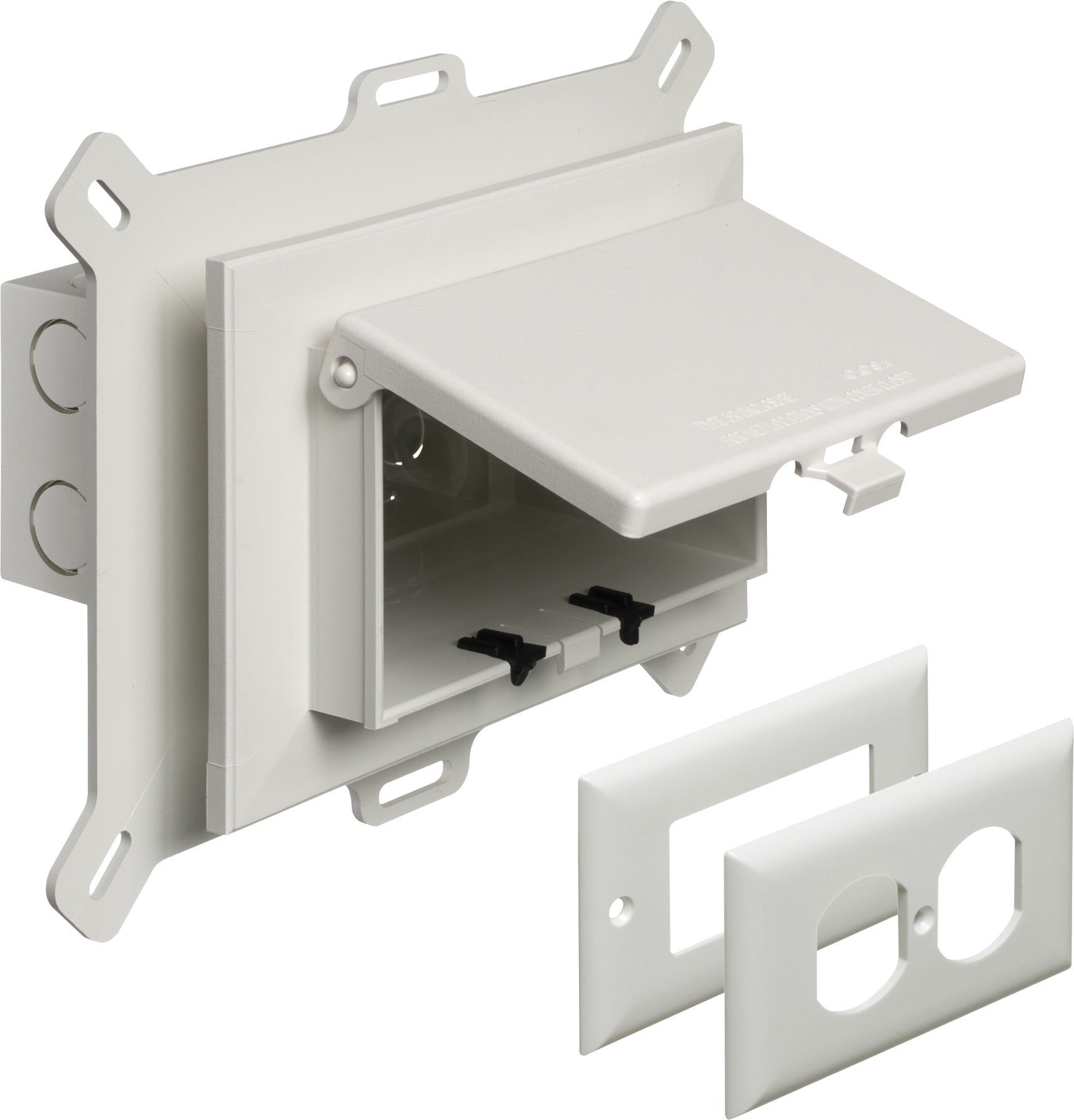 Arlington DBHS1W 1-Gang Horizonta In Box White