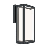 DALS Lighting DCP-CGWS 3.66 Frame - 20W 1 LED Outdoor Wall Sconce with Smart Button-5 Inches Tall and 6.3 Inches Wide