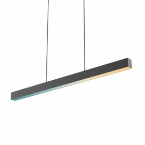 DALS Lighting DCP-LNPD48-BK Boulevard Pendant Pro 48" Wide LED Linear Smart Chandelier
