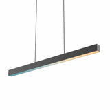 DALS Lighting DCP-LNPD48-BK Boulevard Pendant Pro 48" Wide LED Linear Smart Chandelier