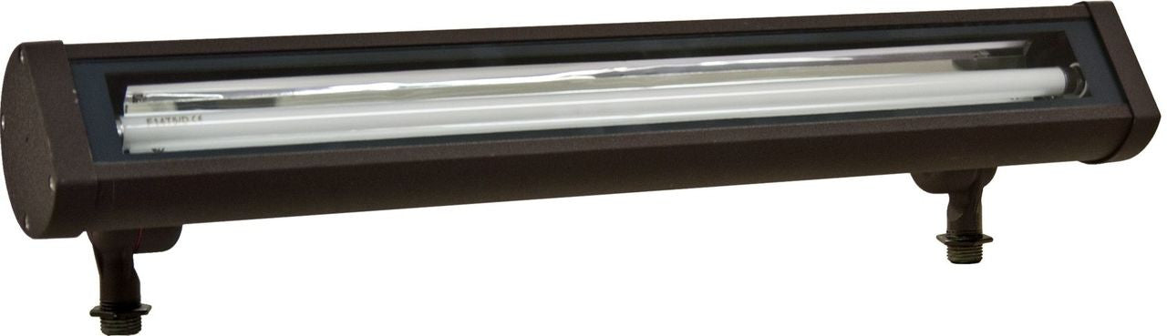 Dabmar Lighting DF9400-BZ LED Modern Line Voltage Flourescent Exterior Landscape Sign Light, Bronze Finish