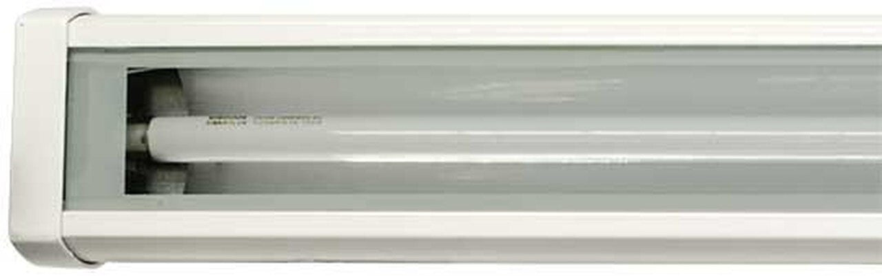 Dabmar Lighting DF9400-W LED Cast Aluminum 24.10" Sign Light, 120V, F14T5, White Finish