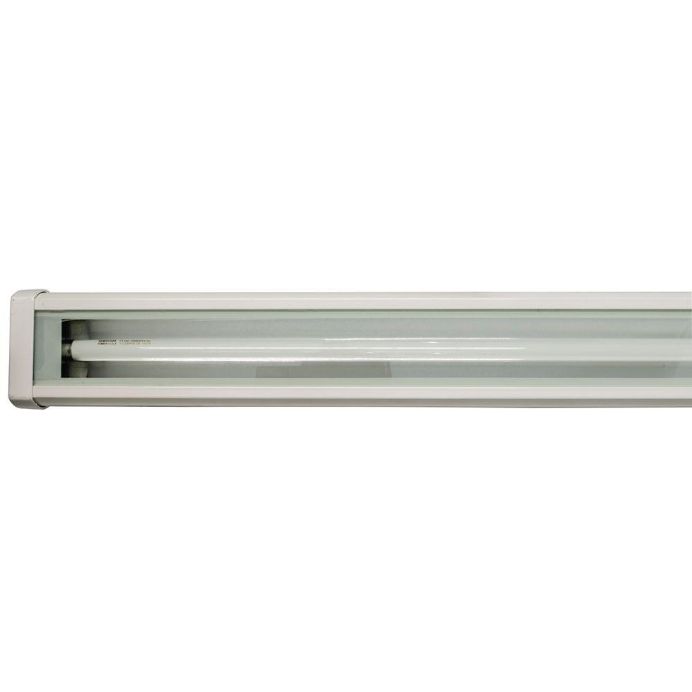 Dabmar Lighting DF9401-W LED Cast Aluminum 34.95" Sign Light, 120V, F21T5, White Finish