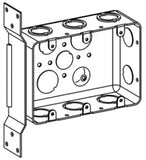 Orbit DHB-3-FB Drawn Galvanized Handy Box, 3 -Gang, 3 -Outlet, W/ Flat Bracket