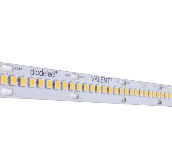 Diode LED DI-24V-VL3-63-016 VALENT® High Density 300 LED Tape Light, 24V, CCT 6300K, 16.4 ft. Spool