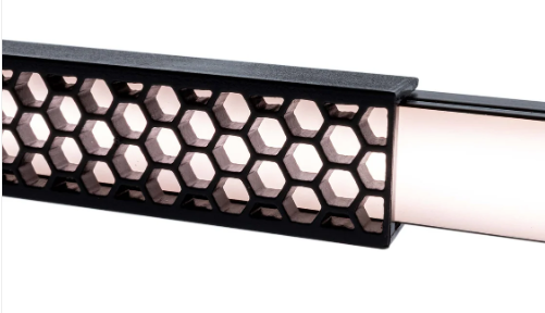 Diode LED DI-A3-FLT-LOUVER-BL 12-Inch A3 Channel Flat Louver Only Snap On