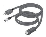 Diode LED DI-BW-WW-RGBW-INPUT-BL BROADWAVE Input Cord, 6 Feet, Wet Location Connector,  Nema 5-15P Plug, Black Finish