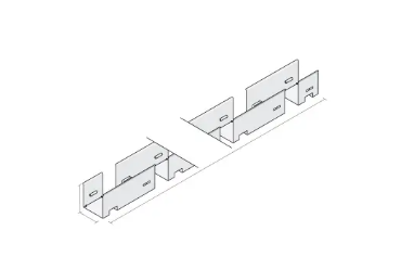 Diode LED DI-LIN-M3D-SPINE-39 39-in Mounting Spine Channel for Mini 3D Bend Linaire Flex, White