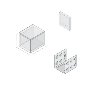 Diode LED DI-LIN-TE-DEC End Cap for Top Bend Linaire Flex