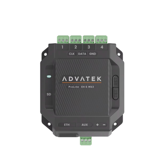 Advatek industrial control module on a white background