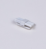 Diode LED DI-SABER-ECONN-WH SABER LED Under Cabinet Light End-to-End Connector, White Finish