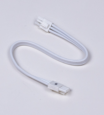 Diode LED DI-SABER-EXT-12-WH SABER LED Under Cabinet Light Jumper Cable, 12 in., White Finish