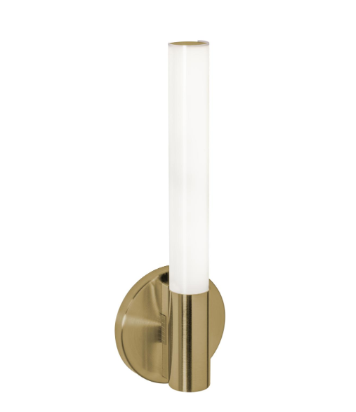 AFX Lighting DIOS0314LAJD1LB Dion 14 Inch LED Wall Sconce Light,120V, Watt 16 ,Selectable 5CCT 2700K/3000K/3500K/4000K/5000K, Light Antique Brass Finish