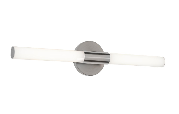 AFX Lighting DIOV2403LAJD1SN Dion 24 Inch LED Vanity Wall Light,120V, Watt 24W ,Selectable 5CCT 2700K/3000K/3500K/4000K/5000K, Satin Nickel Finish