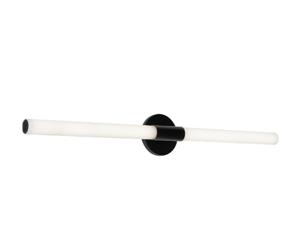 AFX Lighting DIOV3603LAJD1BK Dion 36 Inch LED Vanity Wall Light,120V, Watt 30W ,Selectable 5CCT 2700K/3000K/3500K/4000K/5000K, Black Finish