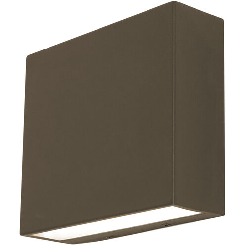 AFX Lighting DKTW0807LAJUDBZ Dakota LED 7 inch Outdoor Wall Sconce Light in 8 inch Bronze Finish