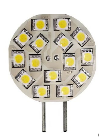 Dabmar Lighting DL-LED-G4P/3.0/30K Light Bulb Bi-Pin Large Plate 15 LEDs 3.0 Watt 12V