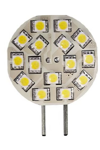 Dabmar Lighting DL-LED-G4P/3.0/64K Light Bulb Bi-Pin Large Plate 15 LEDs 3.0 Watt 12V