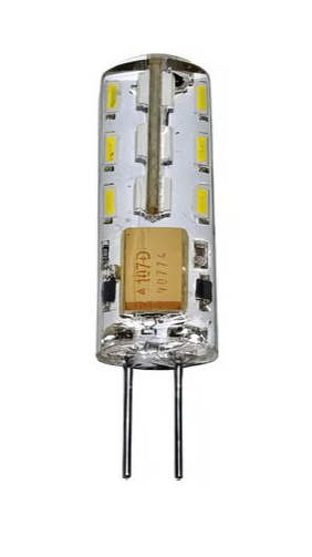 Dabmar Lighting DL-LED-G4S/1.5/30K Light Bulb Bi-Pin Silicone Round 1.5 Watt 24 LEDs 12V