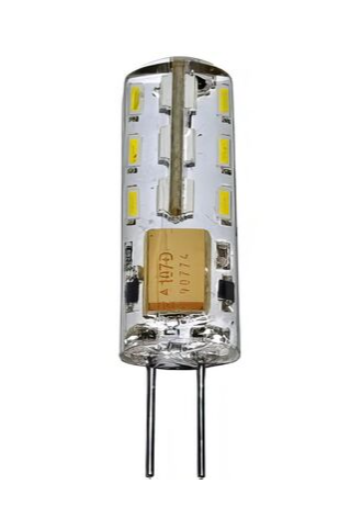 Dabmar Lighting DL-LED-G4S/1.5/64K Light Bulb Bi-Pin Silicone Round 1.5 Watt 24 LEDs 12V