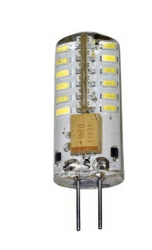 Dabmar Lighting DL-LED-G4S/2.5/64K Light Bulb Bi-Pin Silicone Round 2.5 Watt 48 LEDs 12V
